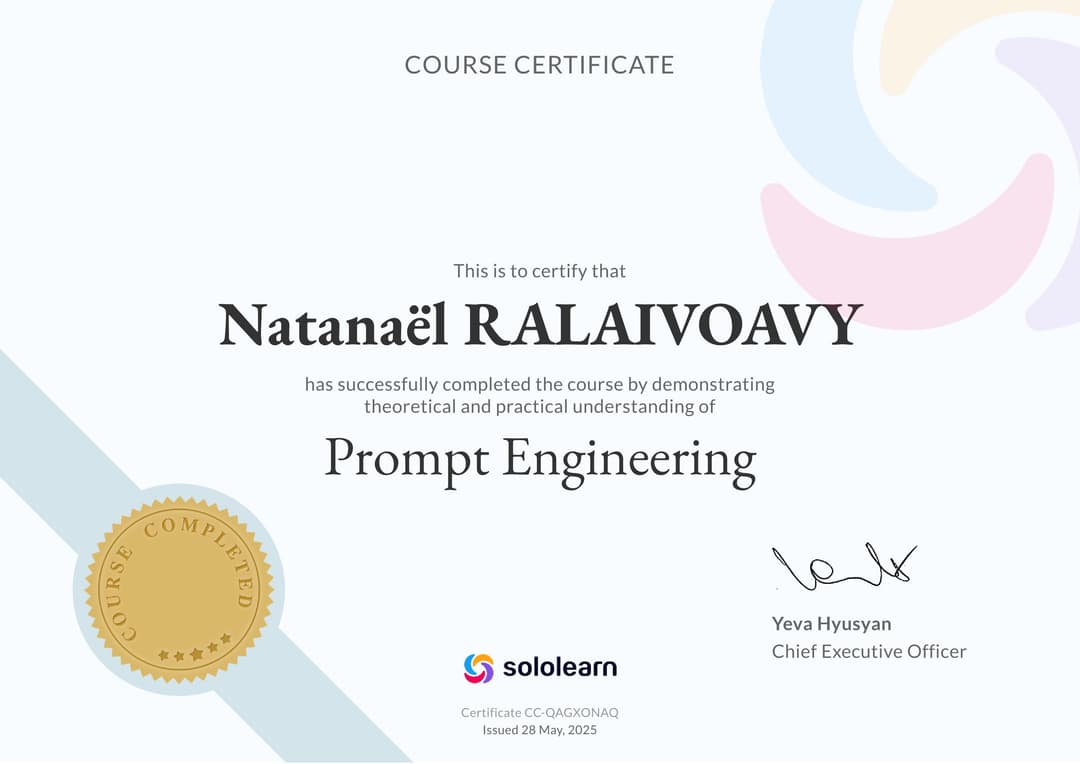Prompt engineering - Sololearn